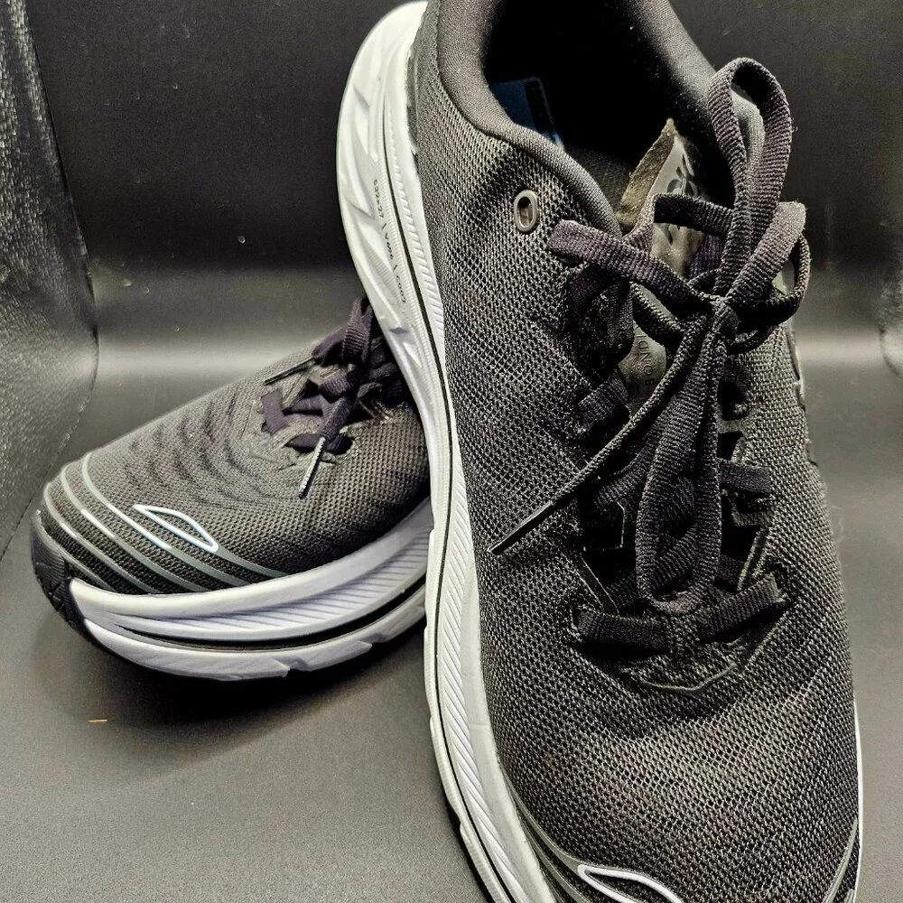 HOKA One One in Black, Size Women 9, Used Once, Almost Brand New Condition - Picture 2 of 8